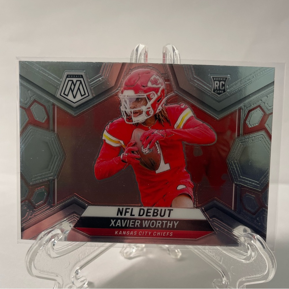 2024 Panini Mosaic NFL Debut Xavier Worthy Rookie